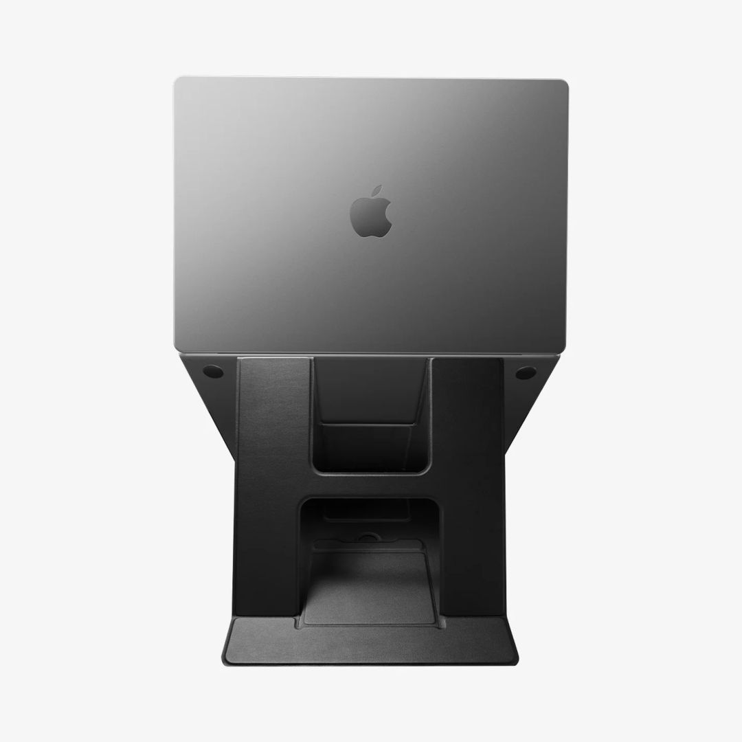 Spigen LD201-S10 Slim Fold Non Adhesive Laptop Stand Black