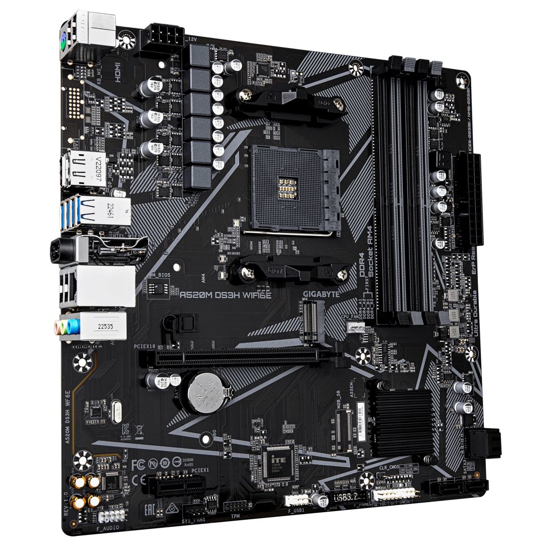 Gigabyte A520M DS3H WiFi6E
