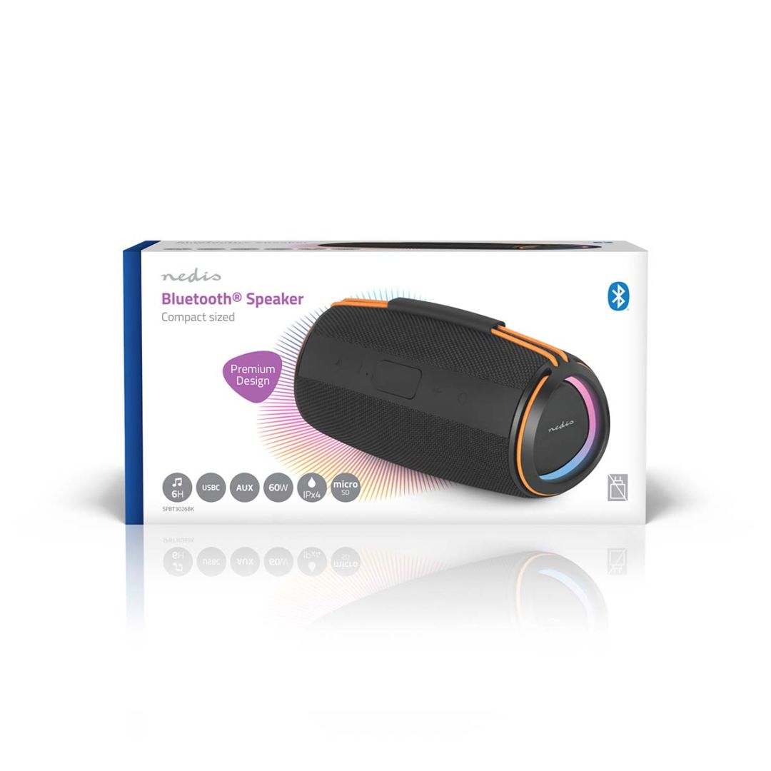 Nedis SPBT3026BK Bluetooth Speaker Black