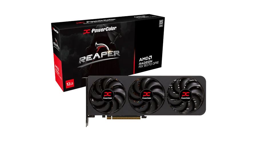 PowerColor RX9070 GRE 12GB DDR6 Reaper