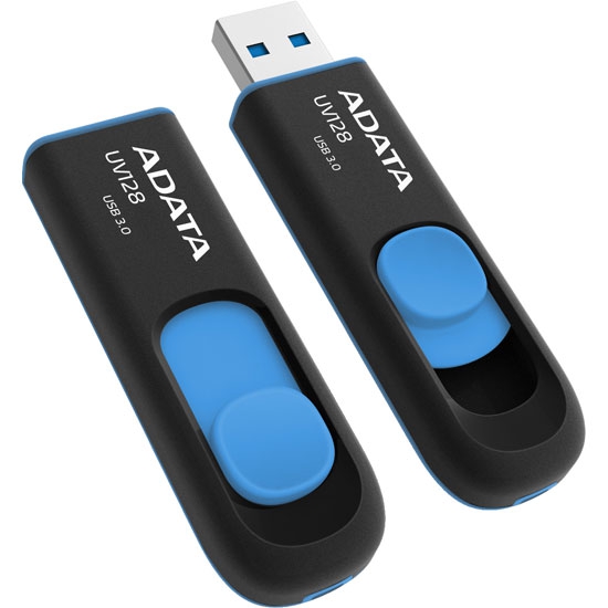 A-Data 128GB Flash Drive UV128 USB3.0 Black/Blue