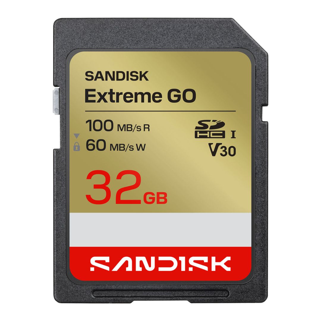Sandisk 32GB SDHC Extreme GO UHS-I U3 V30