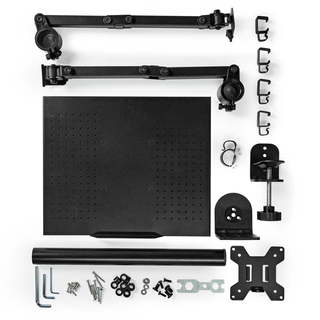 Nedis MMSISNB110BK Desk Monitor Mount 15-32