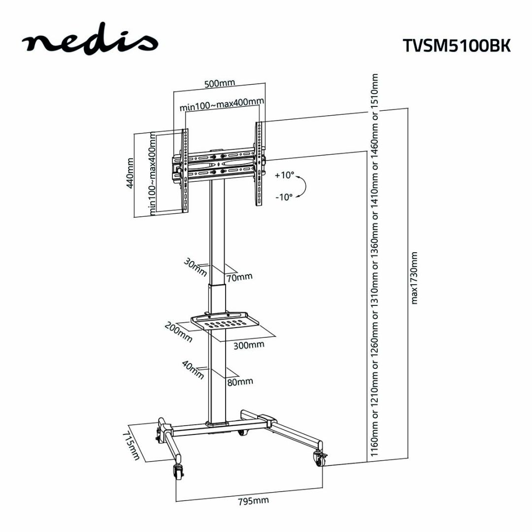 Nedis TV Floor Stand 32-55