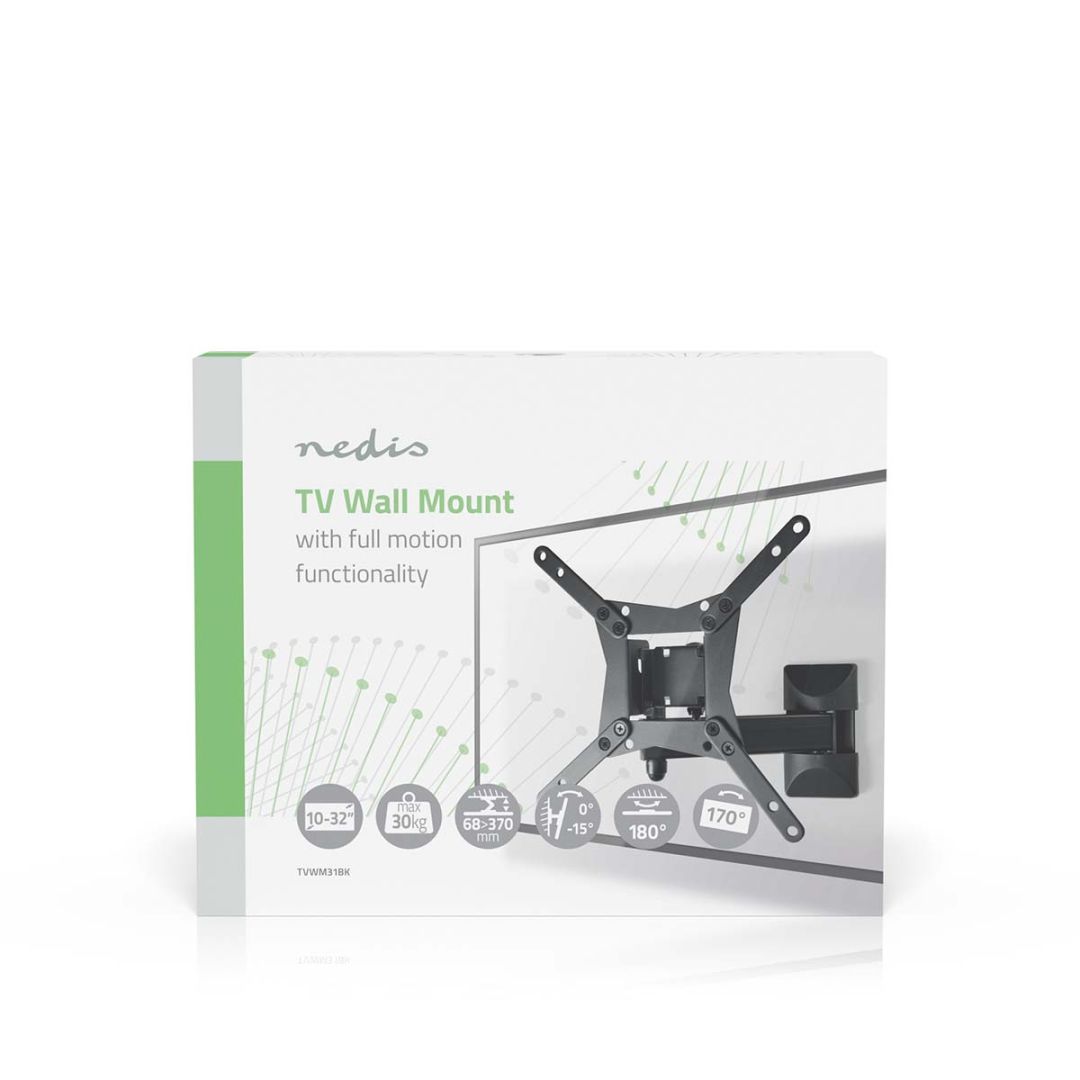 Nedis Full Motion TV Wall Mount 10-32
