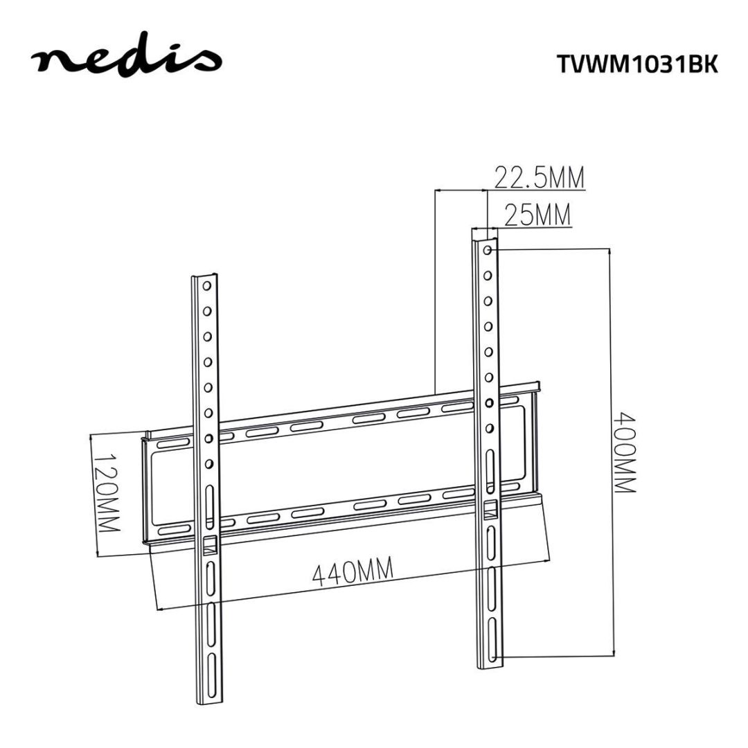 Nedis Fixed TV Wall Mount 23-55
