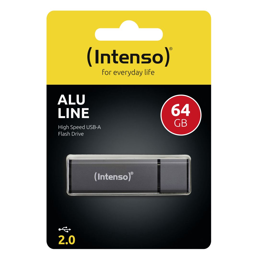 Intenso 64GB Alu-Line USB2.0 Antracite