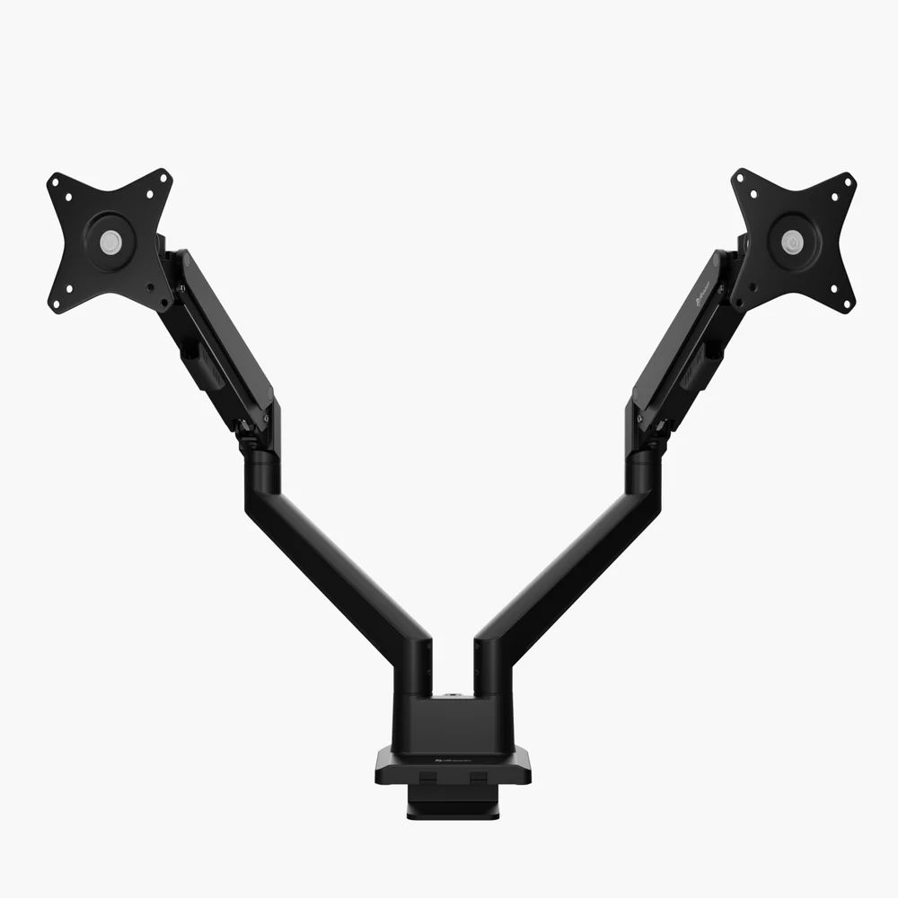 Arozzi Alzare Neo Duo Gas Spring Monitor Arm Black