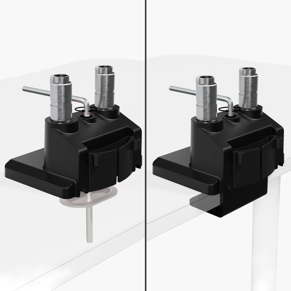 Arozzi Alzare Neo Duo Gas Spring Monitor Arm Black