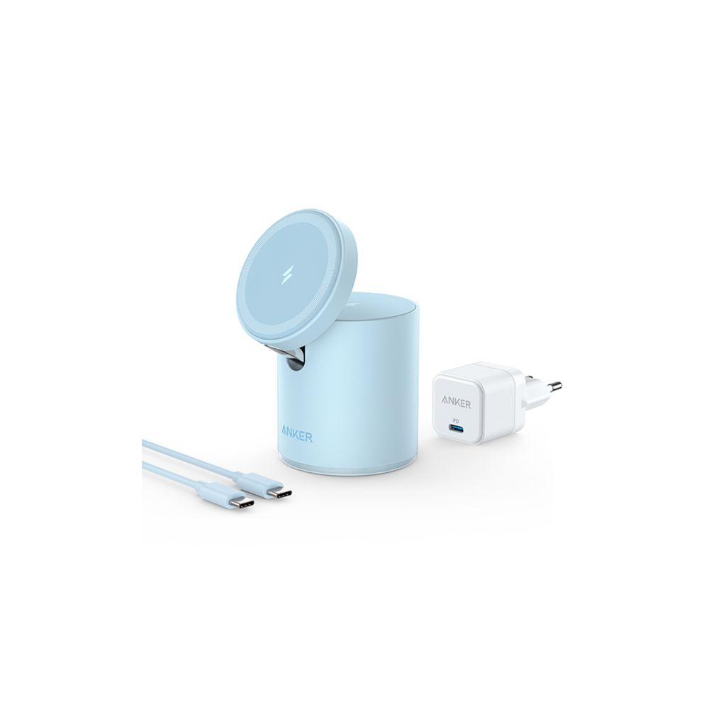 ANKER PowerWave Mag-Go 2-in-1 Blue