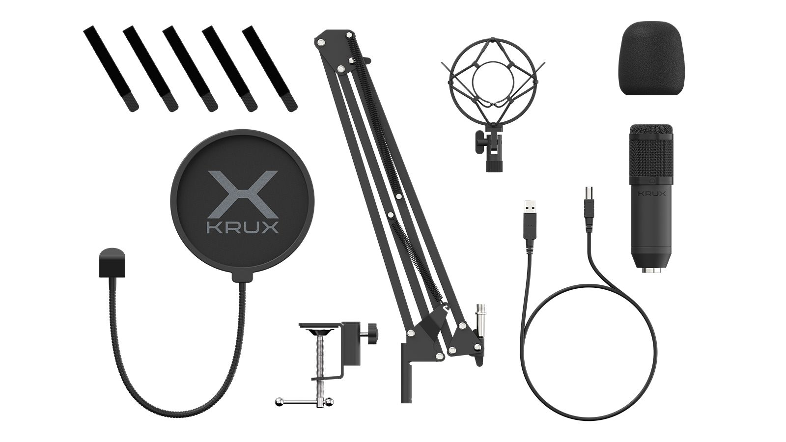 KRUX Edis 1000 Microphone Black