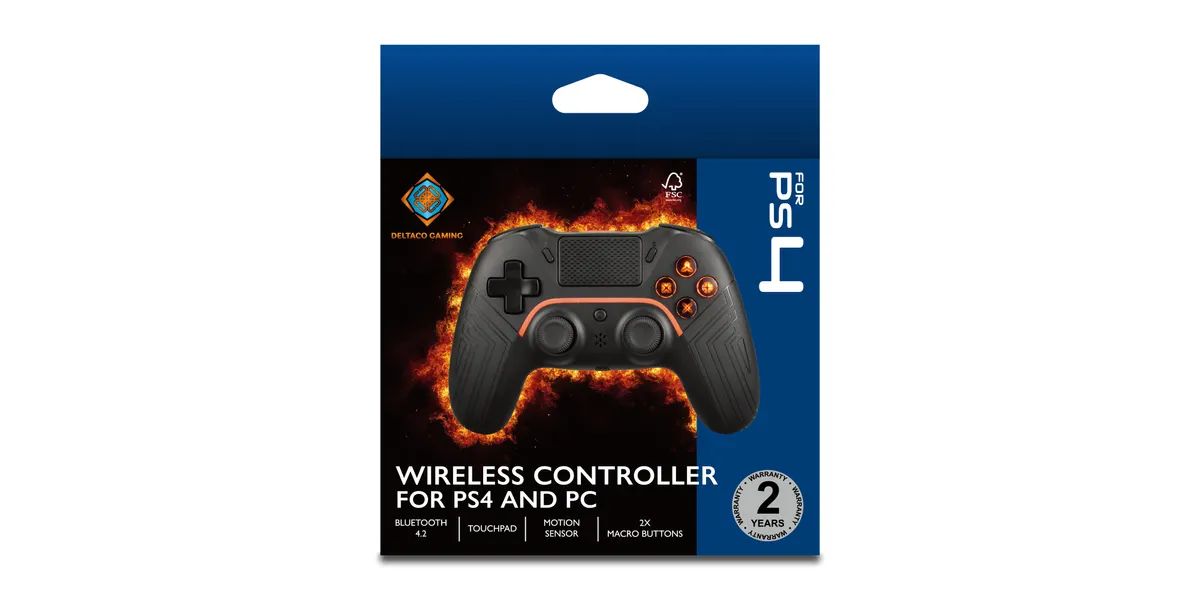 Deltaco GAM-139 Gamepad Black