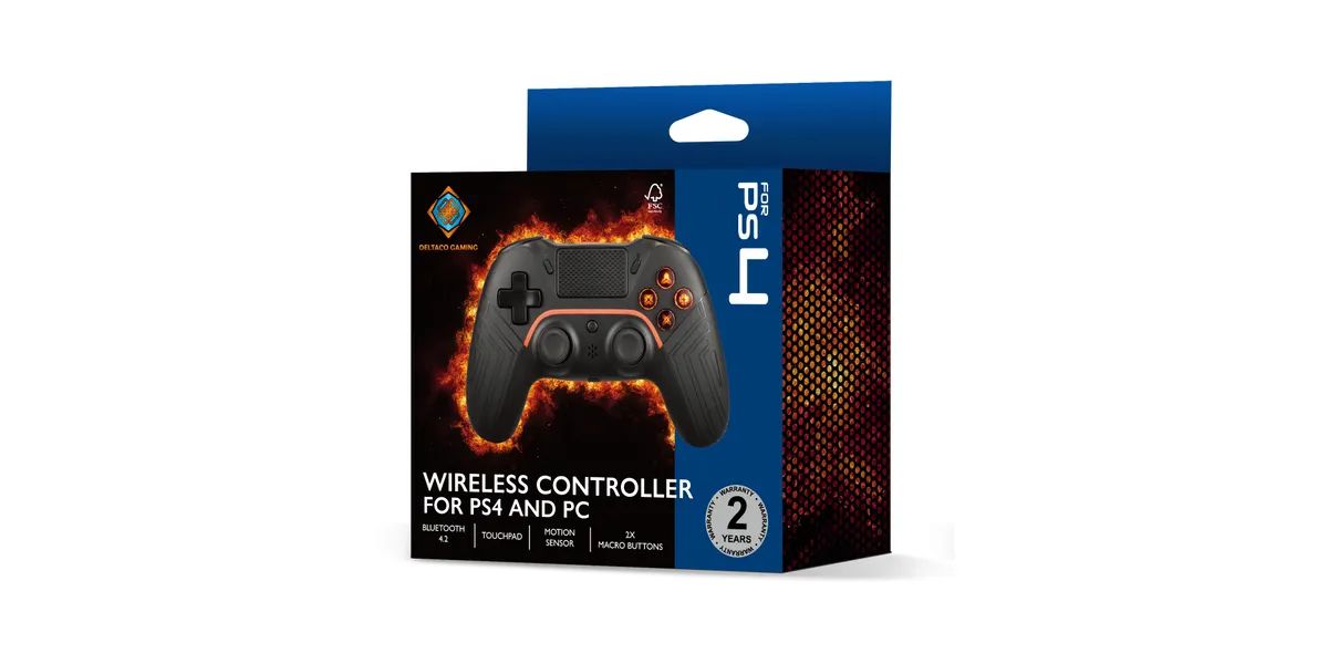 Deltaco GAM-139 Gamepad Black