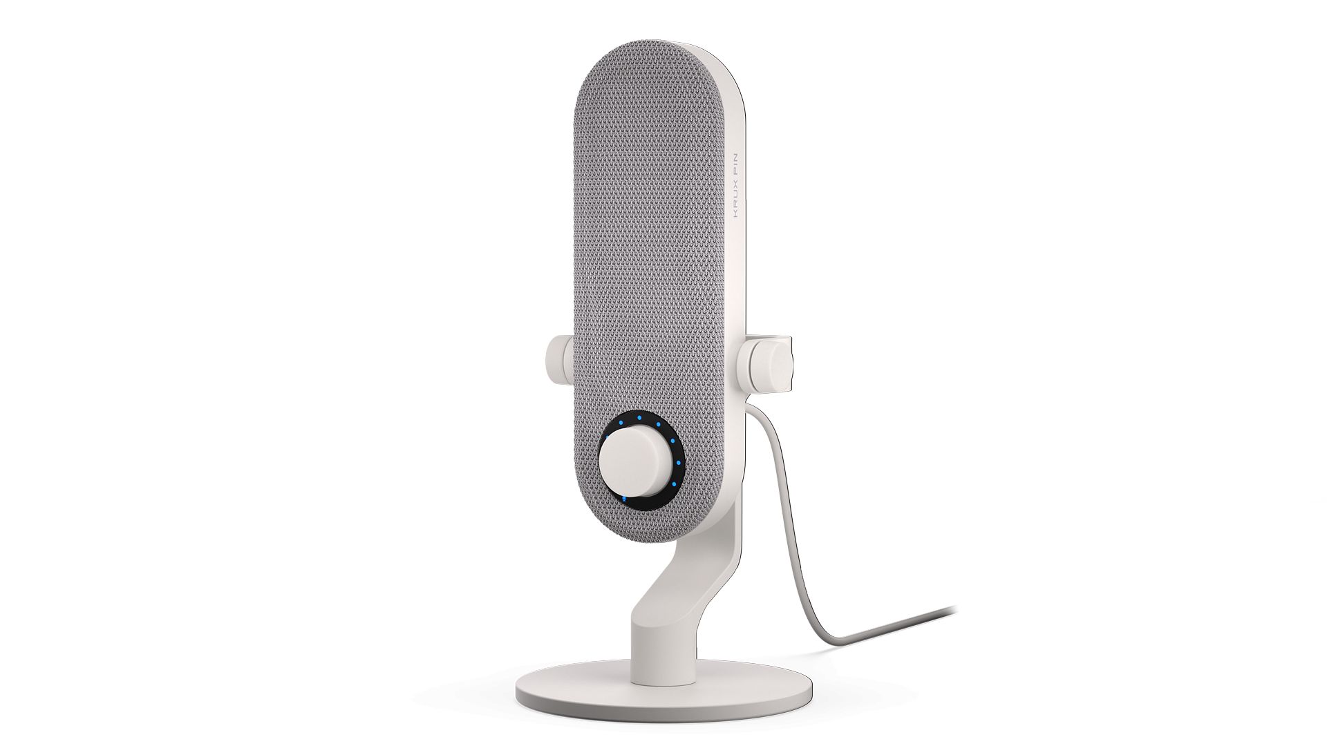 KRUX Pin Microphone White