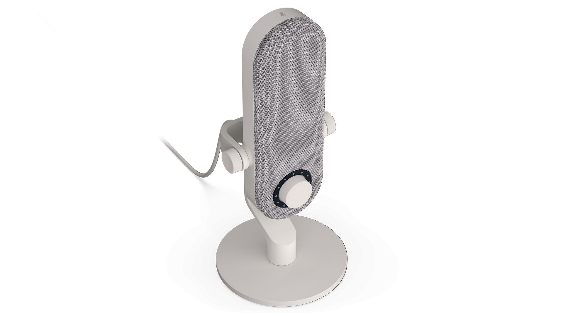 KRUX Pin Microphone White