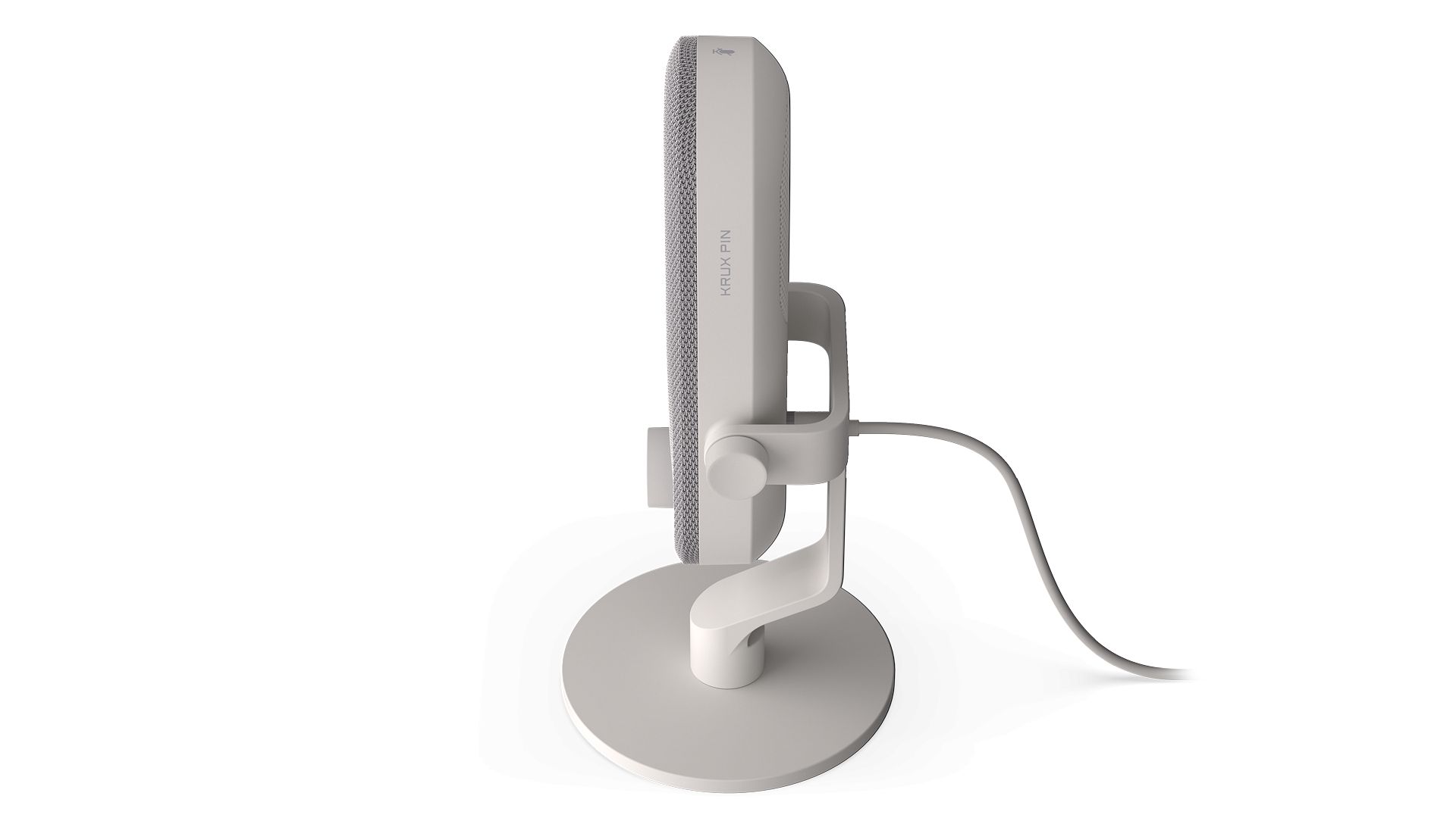 KRUX Pin Microphone White