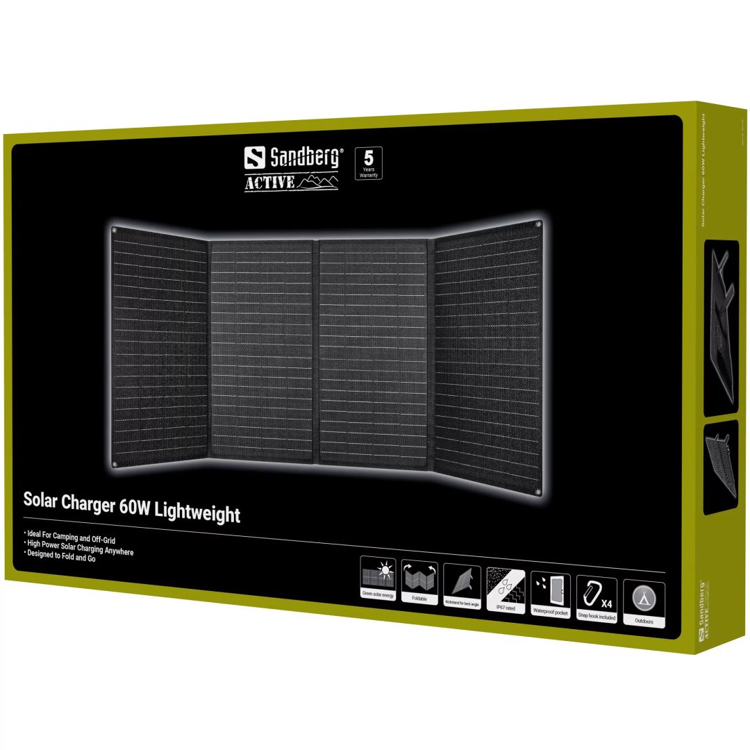 Sandberg Solar Charger 60W Lightweight