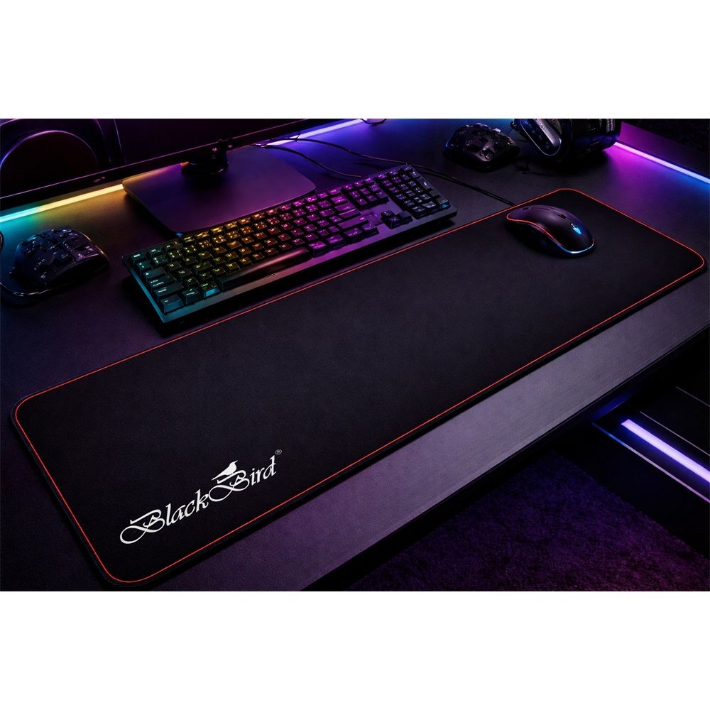 BlackBird DeepBlack Egérpad Black
