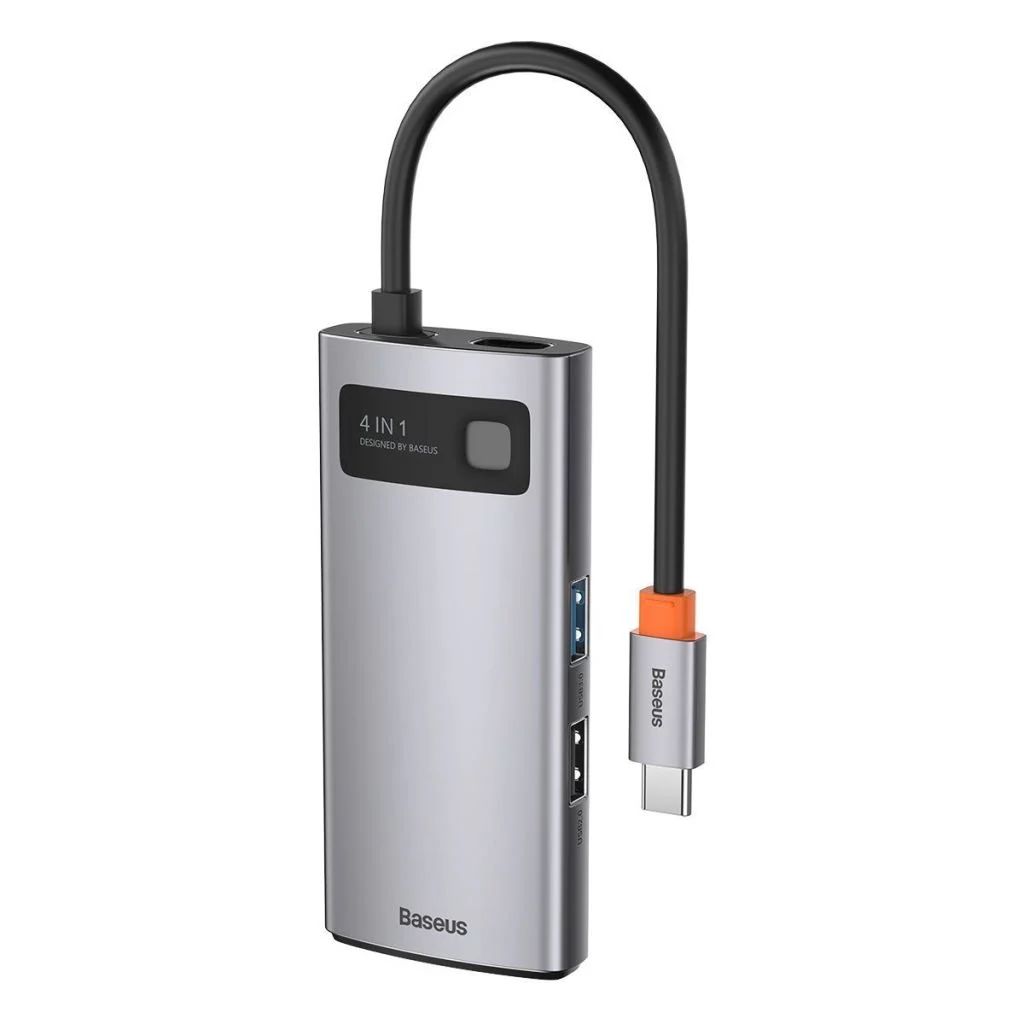 Baseus Metal Gleam Docking Station Silver