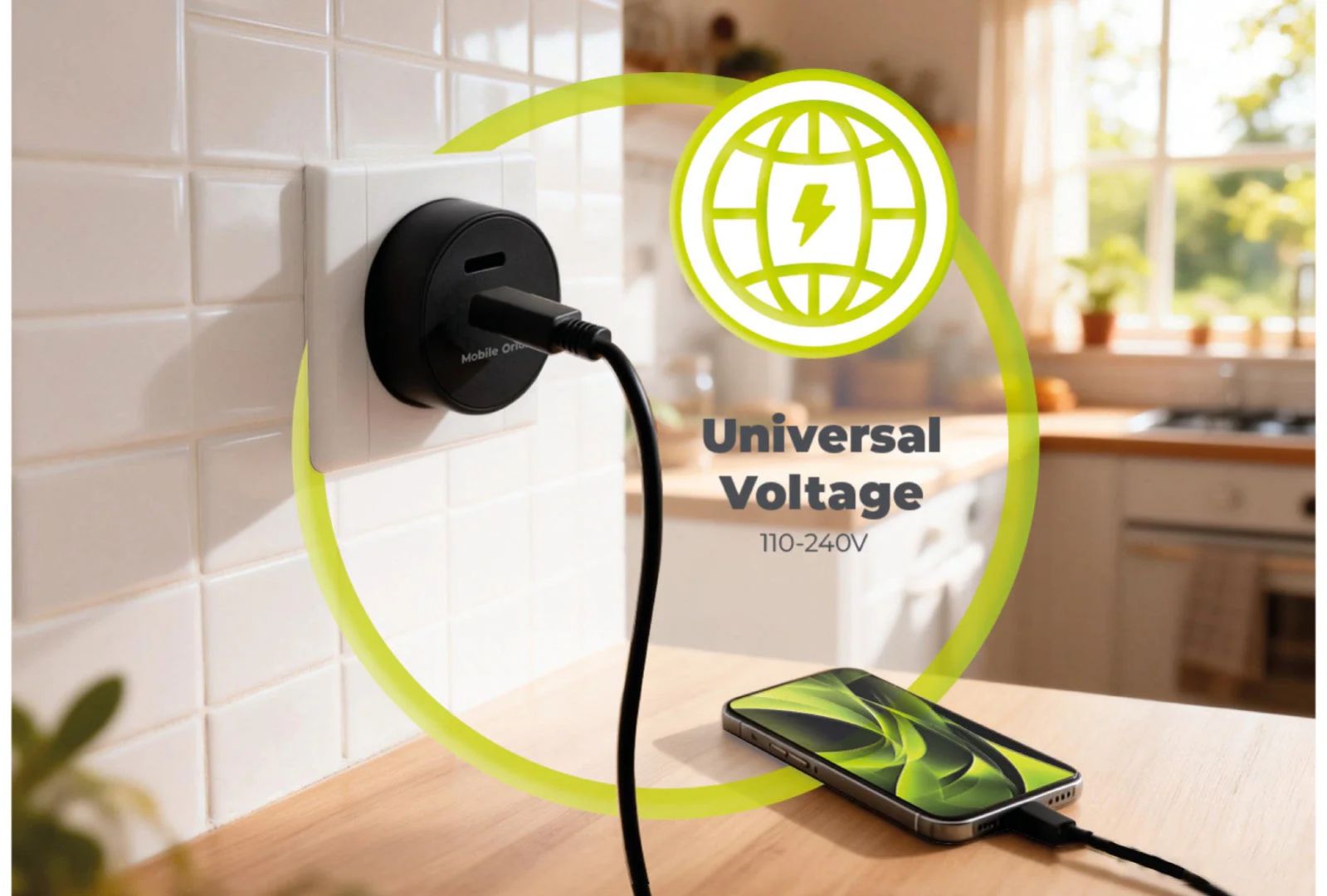 Mobile Origin 30W Charger Plug PW33 2x USB-C Black