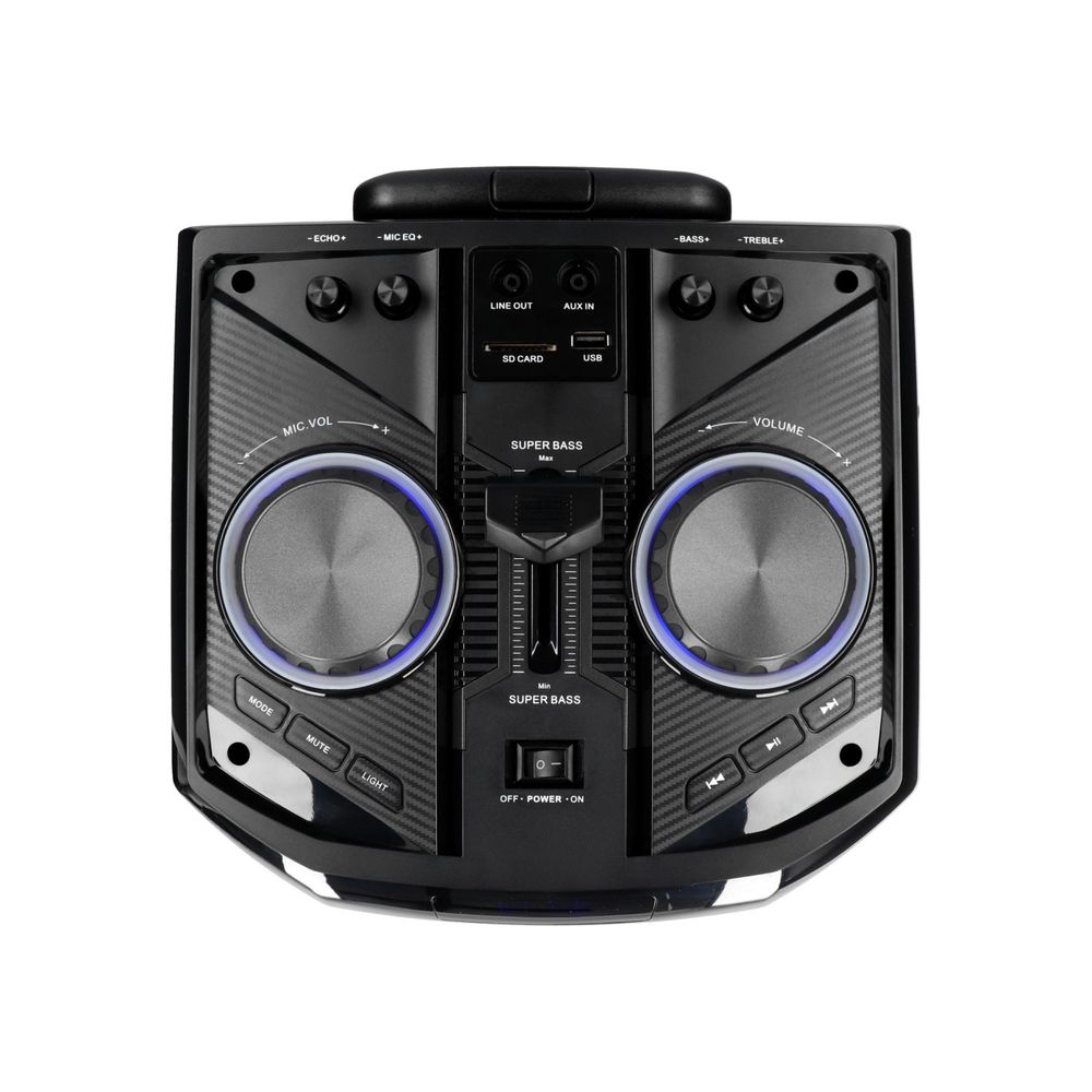 Blaupunkt PS6 Party speaker with Bluetooth and karaoke Black