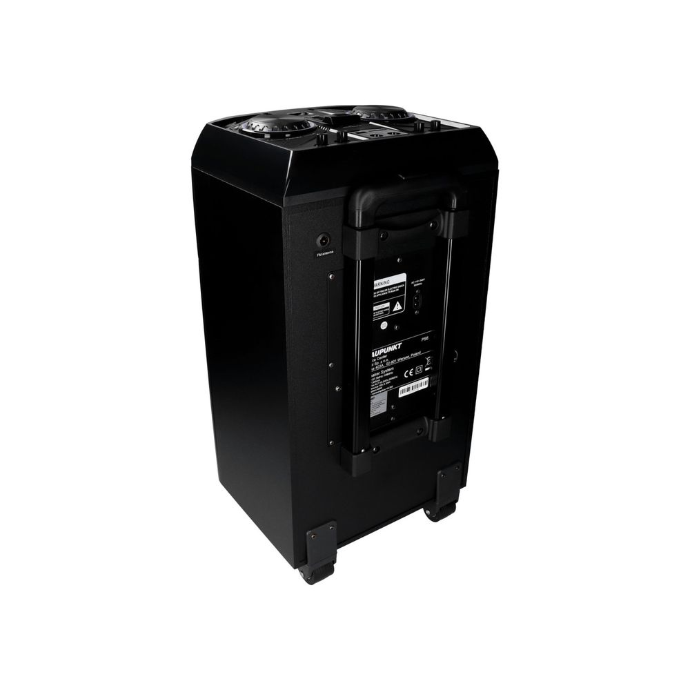 Blaupunkt PS6 Party speaker with Bluetooth and karaoke Black
