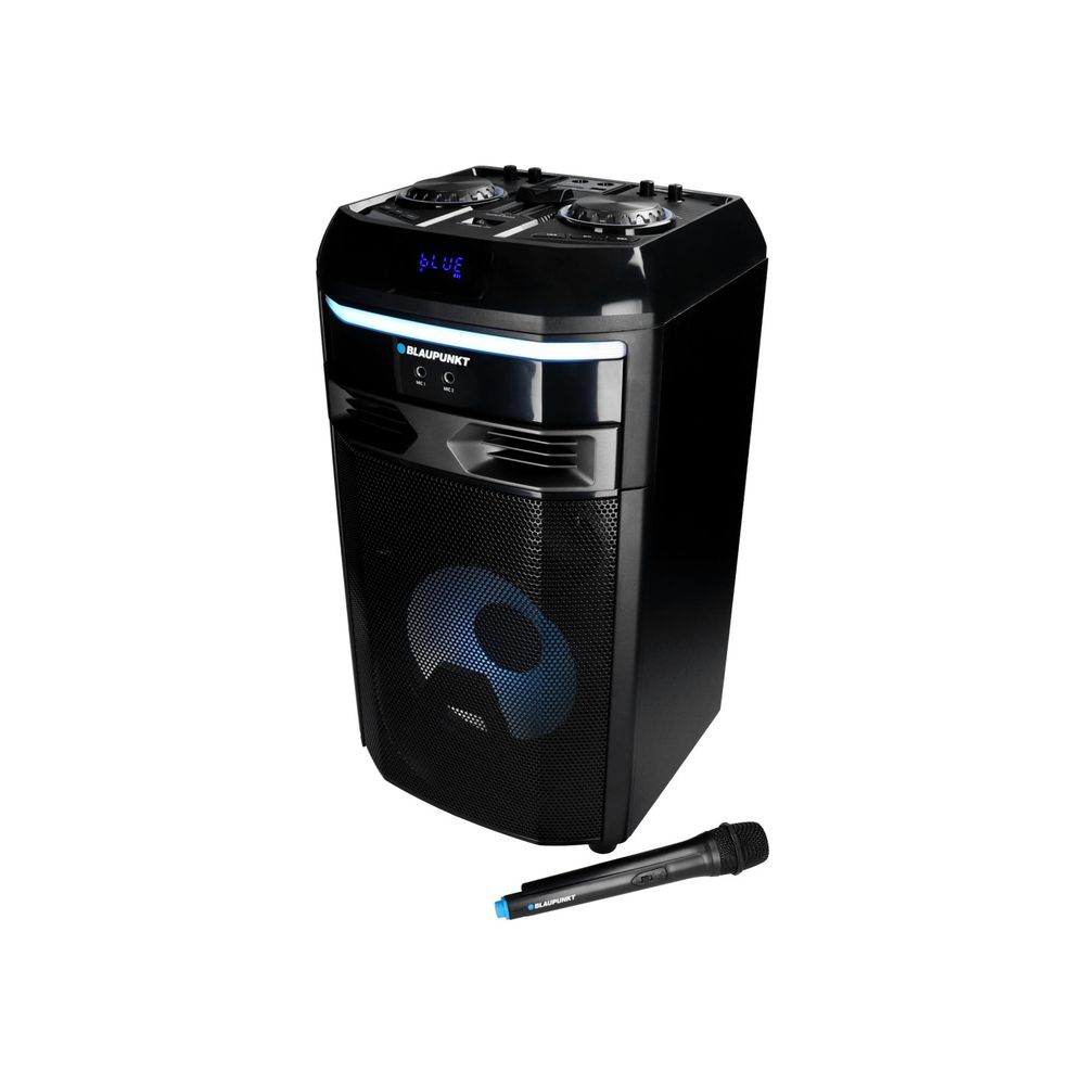 Blaupunkt PS6 Party speaker with Bluetooth and karaoke Black