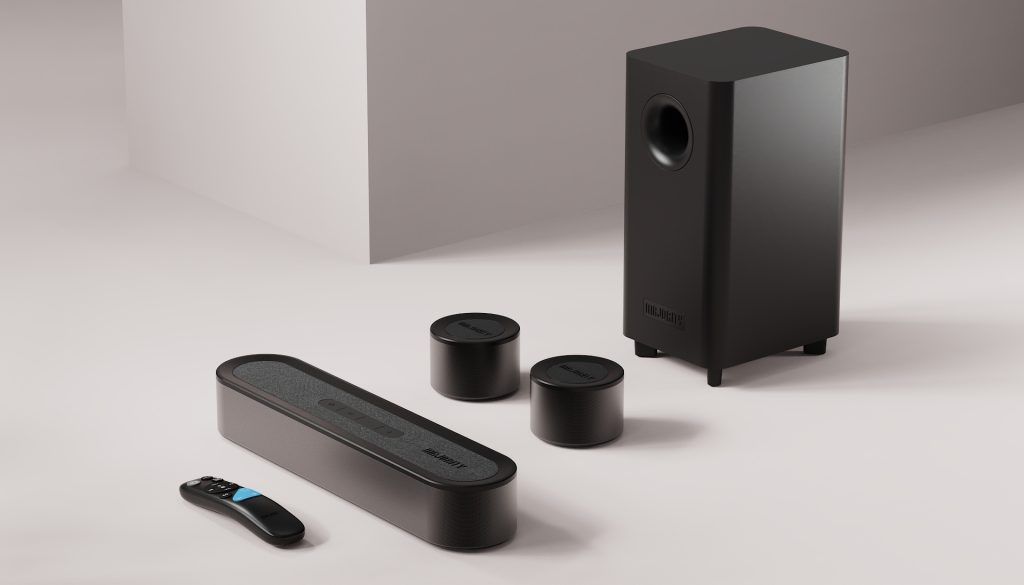 Majority Bowfell Halo Dolby 5.1 Bluetooth Speaker Black