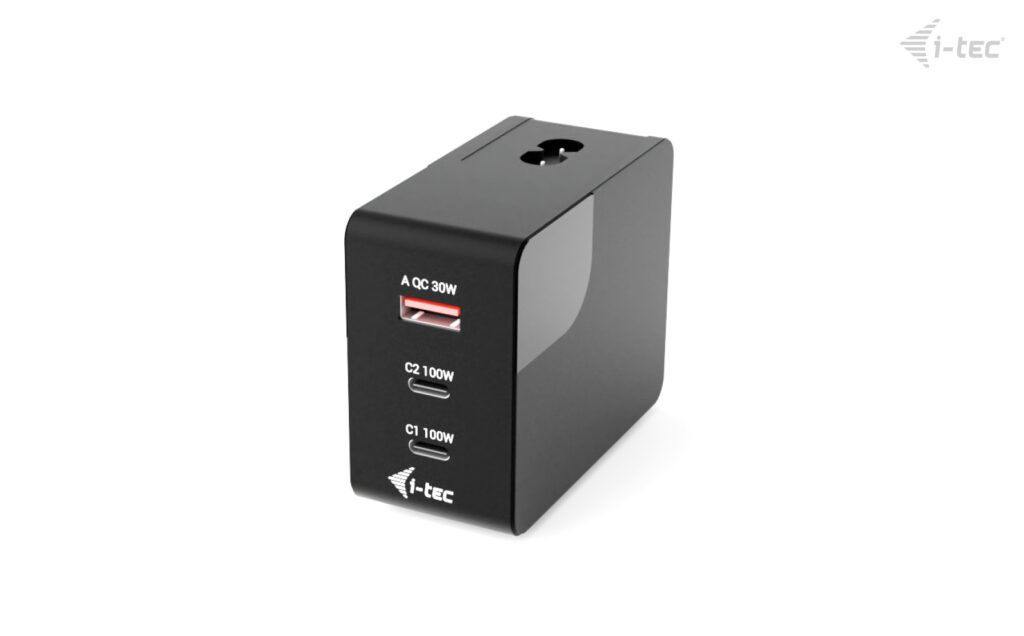 I-TEC 100W Intelligent Multiport USB Charger Black