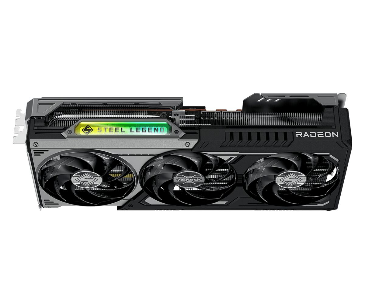 ASRock Radeon RX9070 GRE Steel Legend Dark 12GB OC