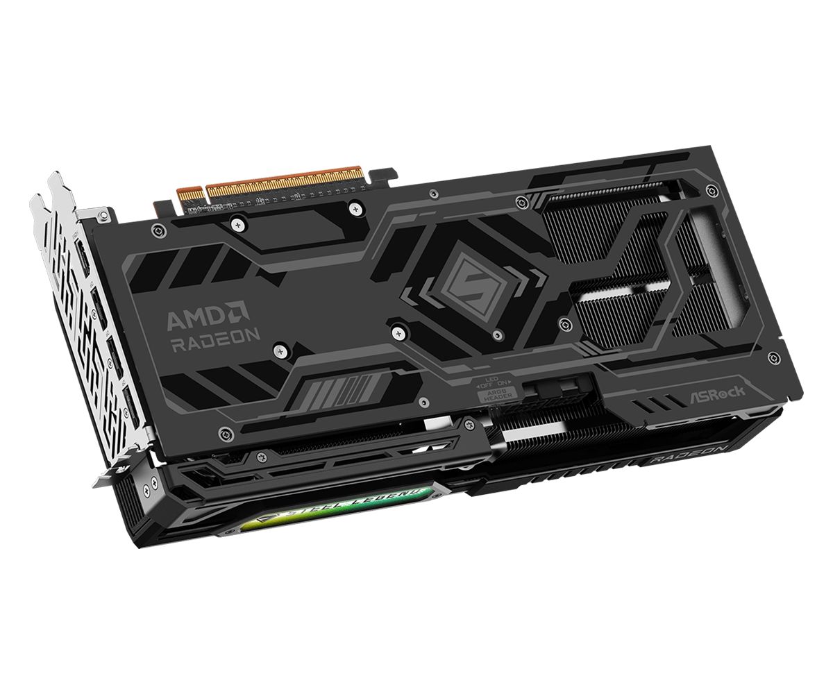 ASRock Radeon RX9070 GRE Steel Legend Dark 12GB OC