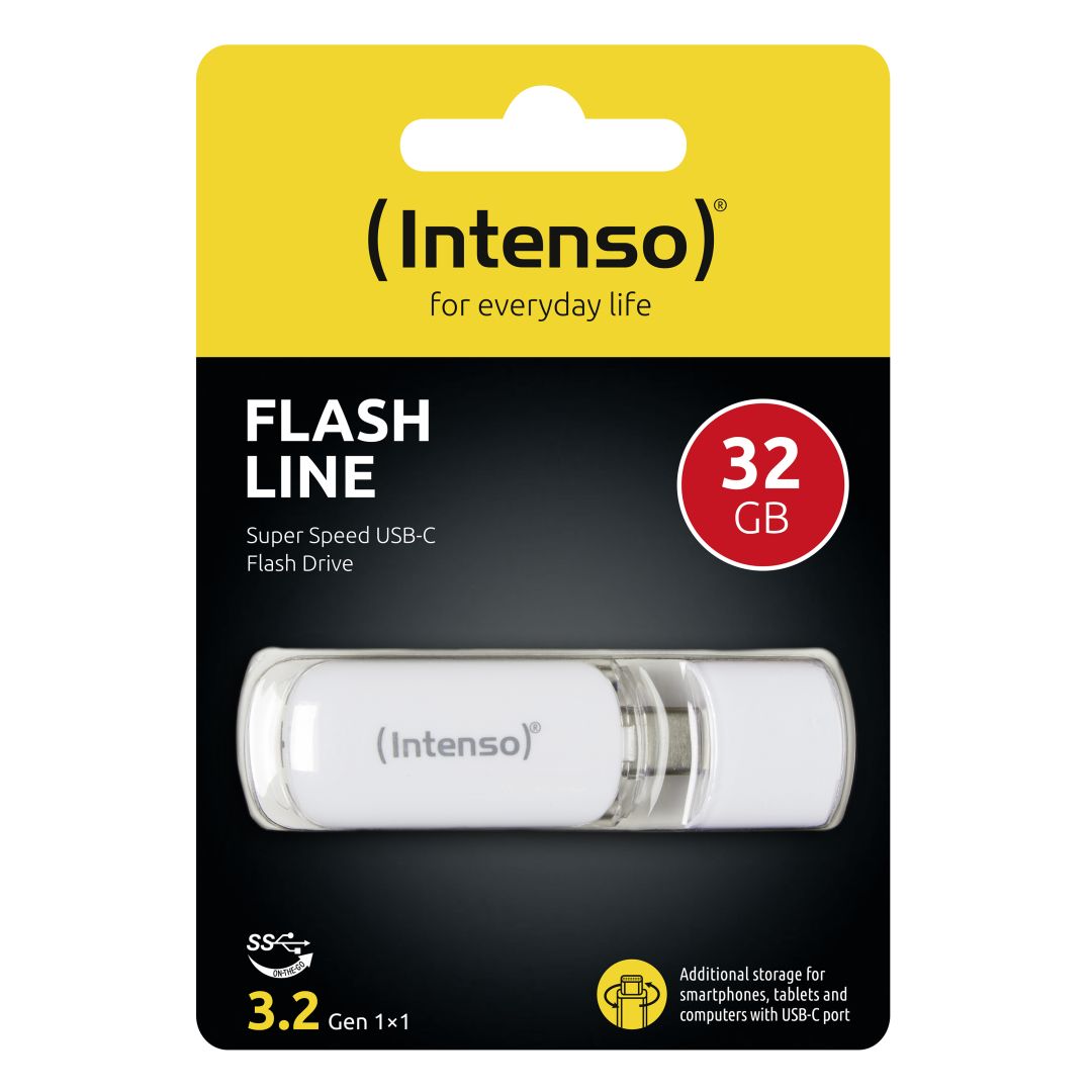 Intenso 32GB USB Type-C Flash Line USB3.2 White