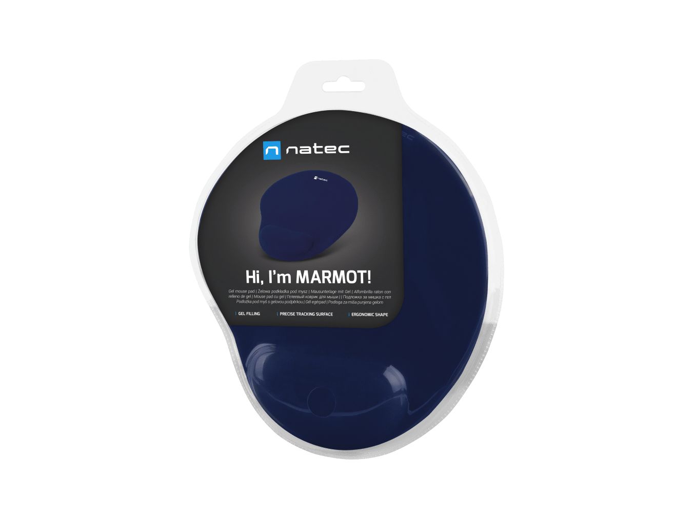 natec Marmot Egérpad Navy Blue