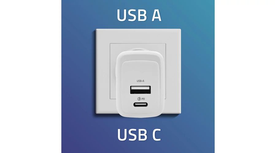 Qoltec GaN 45W Charger White