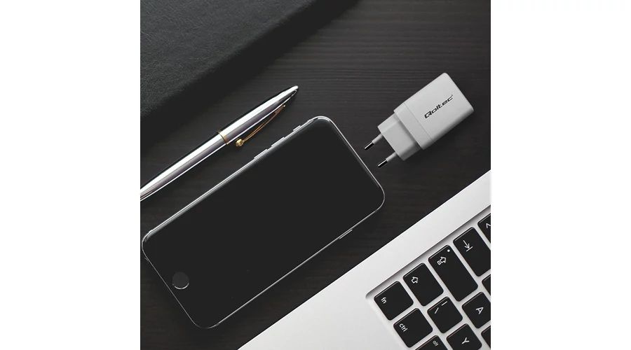 Qoltec GaN 45W Charger White