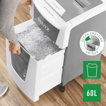 Leitz IQ AutoFeed Office 300 P5 Pro Iratmegsemmisítő Grey