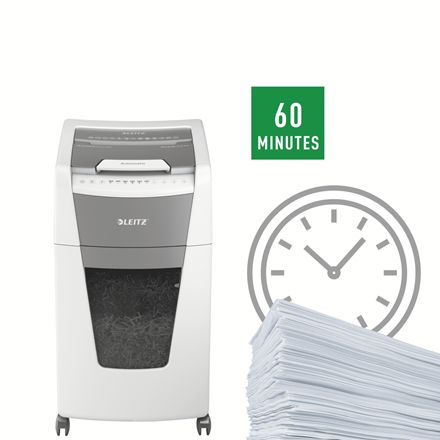 Leitz IQ AutoFeed Office 300 P5 Pro Iratmegsemmisítő Grey