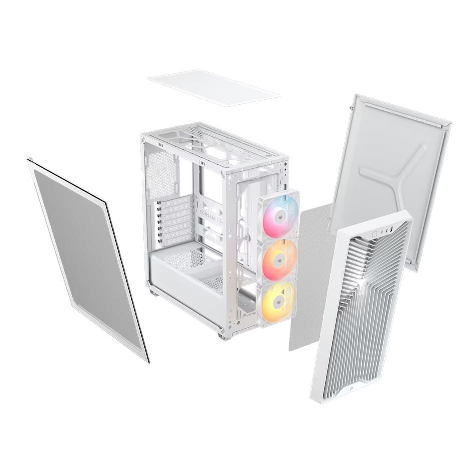 Corsair 3200D RS ARGB Tempered Glass White