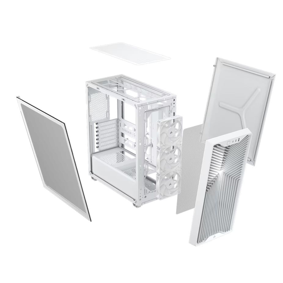 Corsair 3200D RS Tempered Glass White