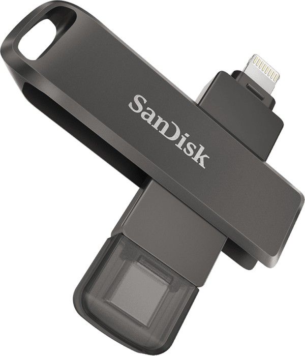 Sandisk 128GB USB3.1 Type-C/Lightning iXpand Luxe Black