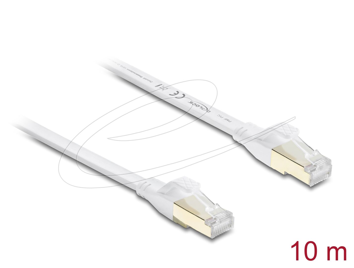 DeLock CAT8.1 U-FTP Patch Cable 10m White