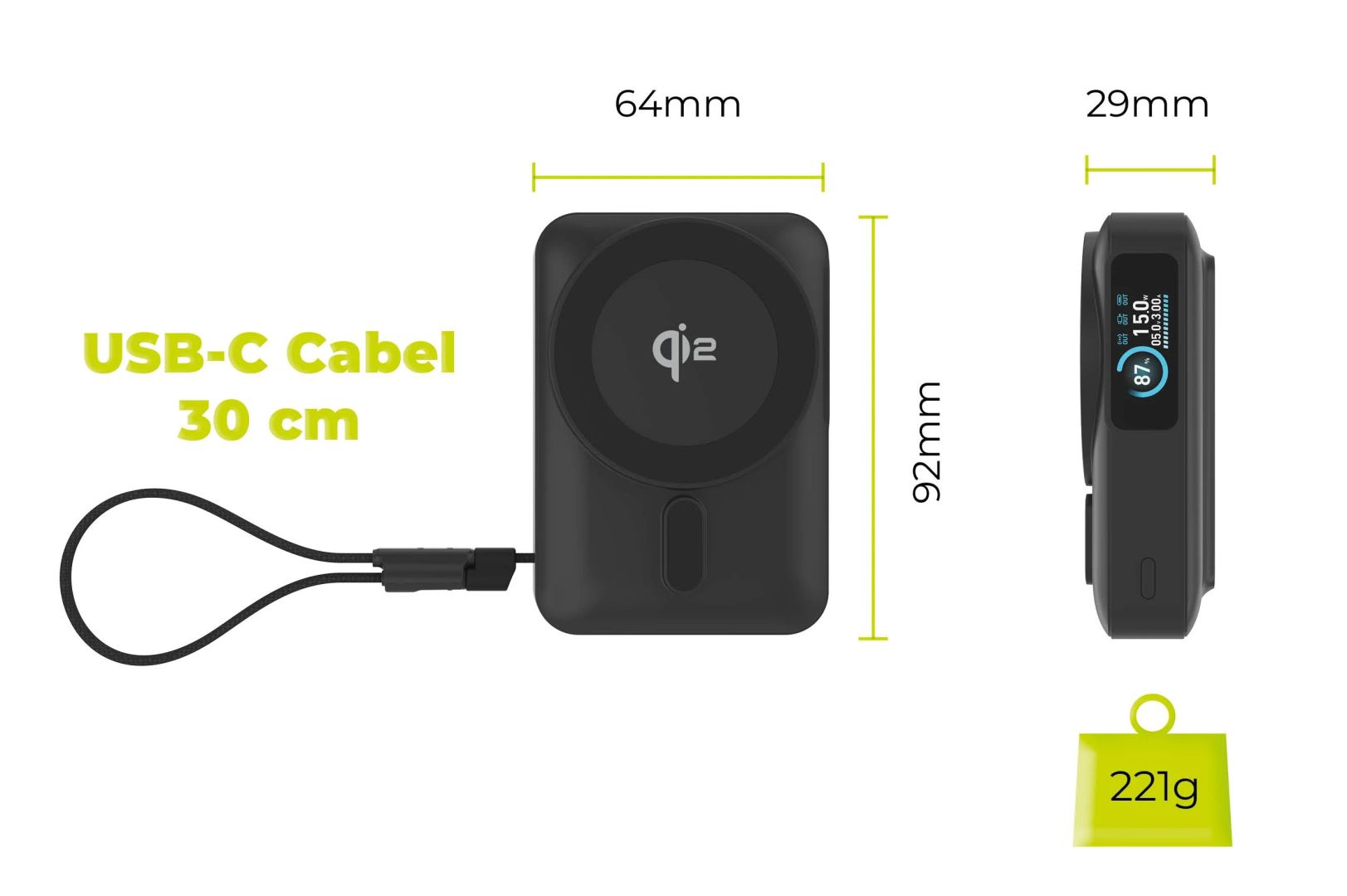 Mobile Origin 10000 mAh PowerBank Black