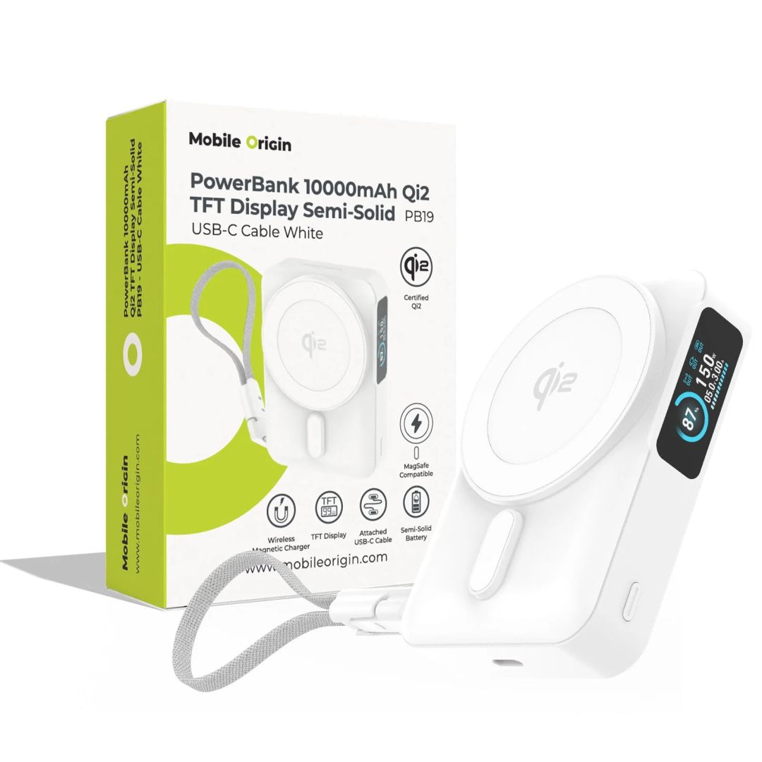 Mobile Origin 10000 mAh PowerBank White