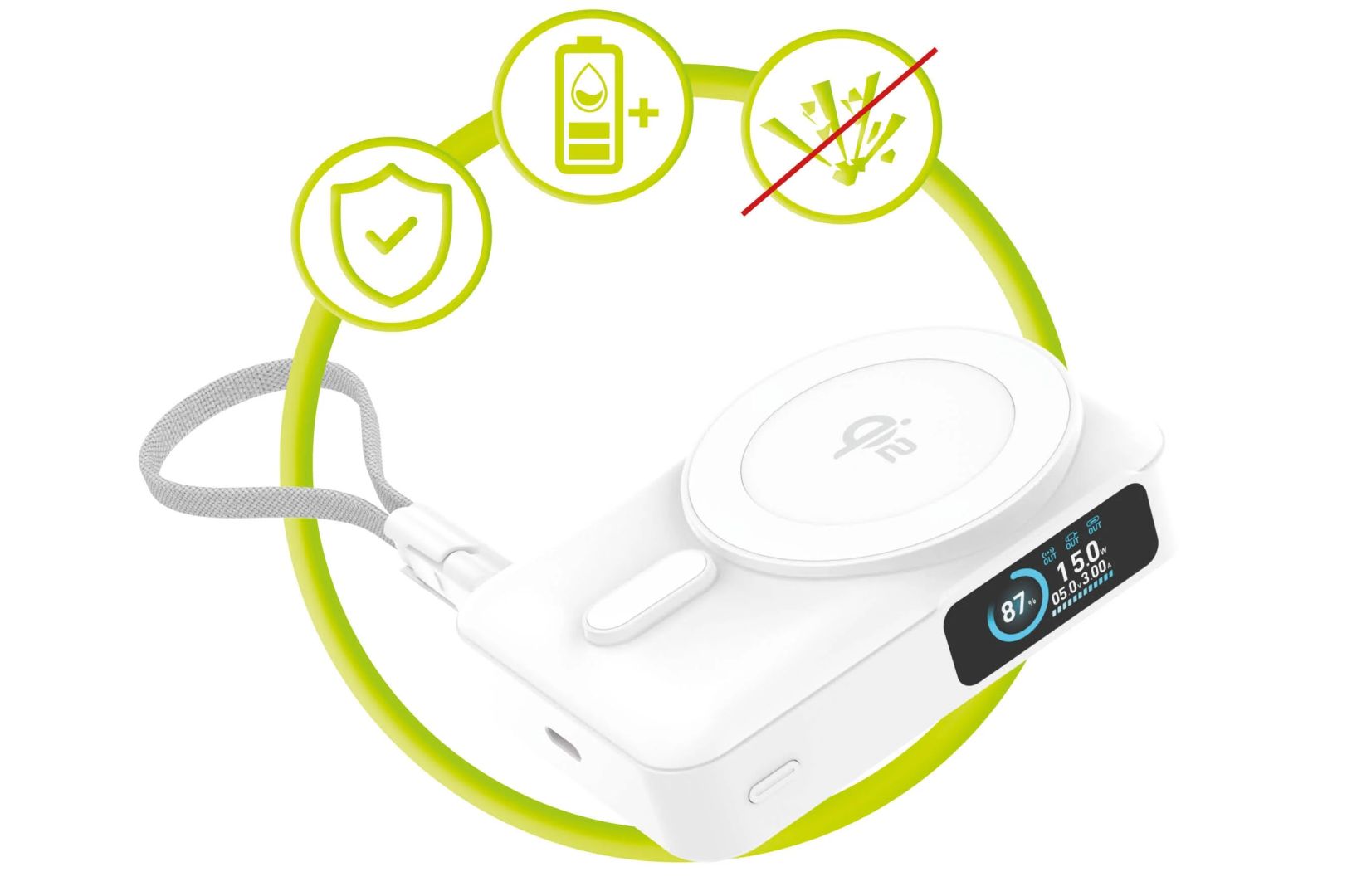 Mobile Origin 10000 mAh PowerBank White