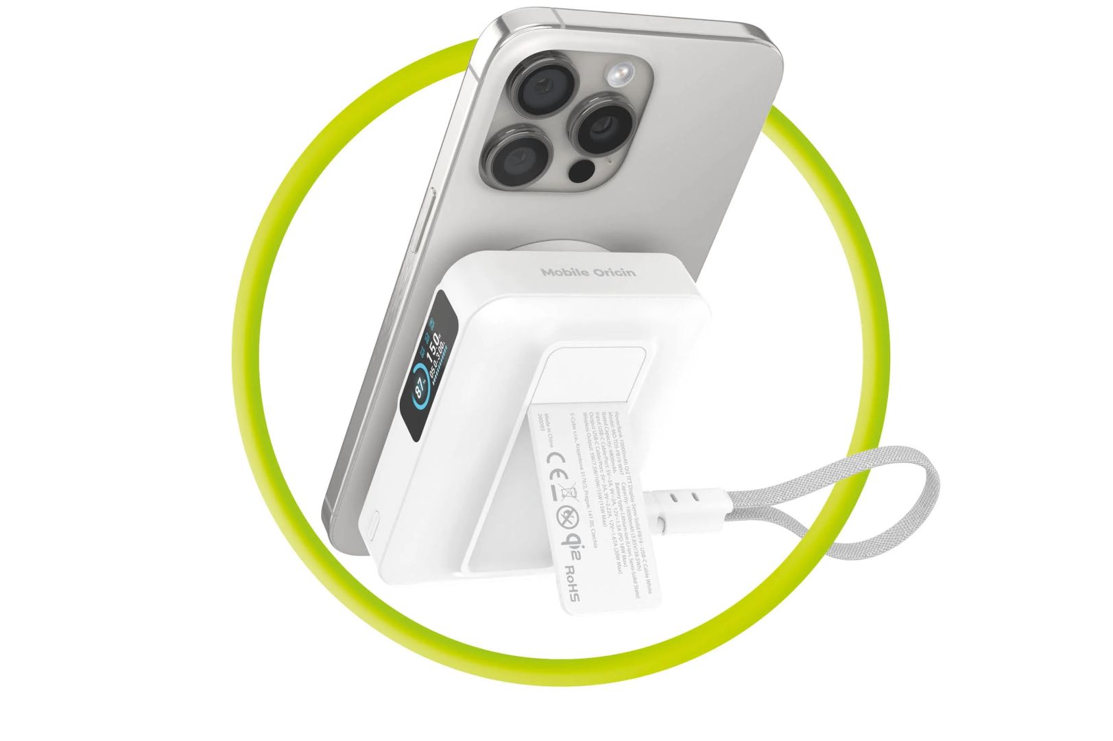 Mobile Origin 10000 mAh PowerBank White