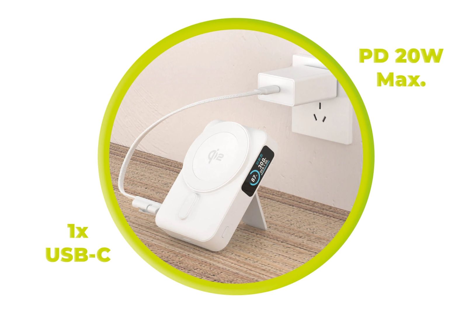 Mobile Origin 10000 mAh PowerBank White