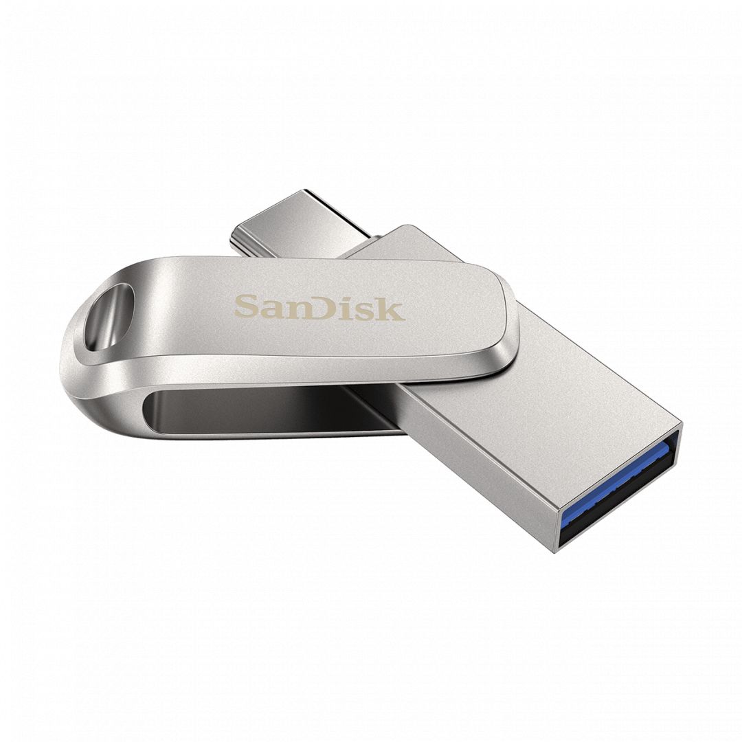 Sandisk 1TB Ultra Dual Drive Luxe USB Type-C Flash Drive Silver