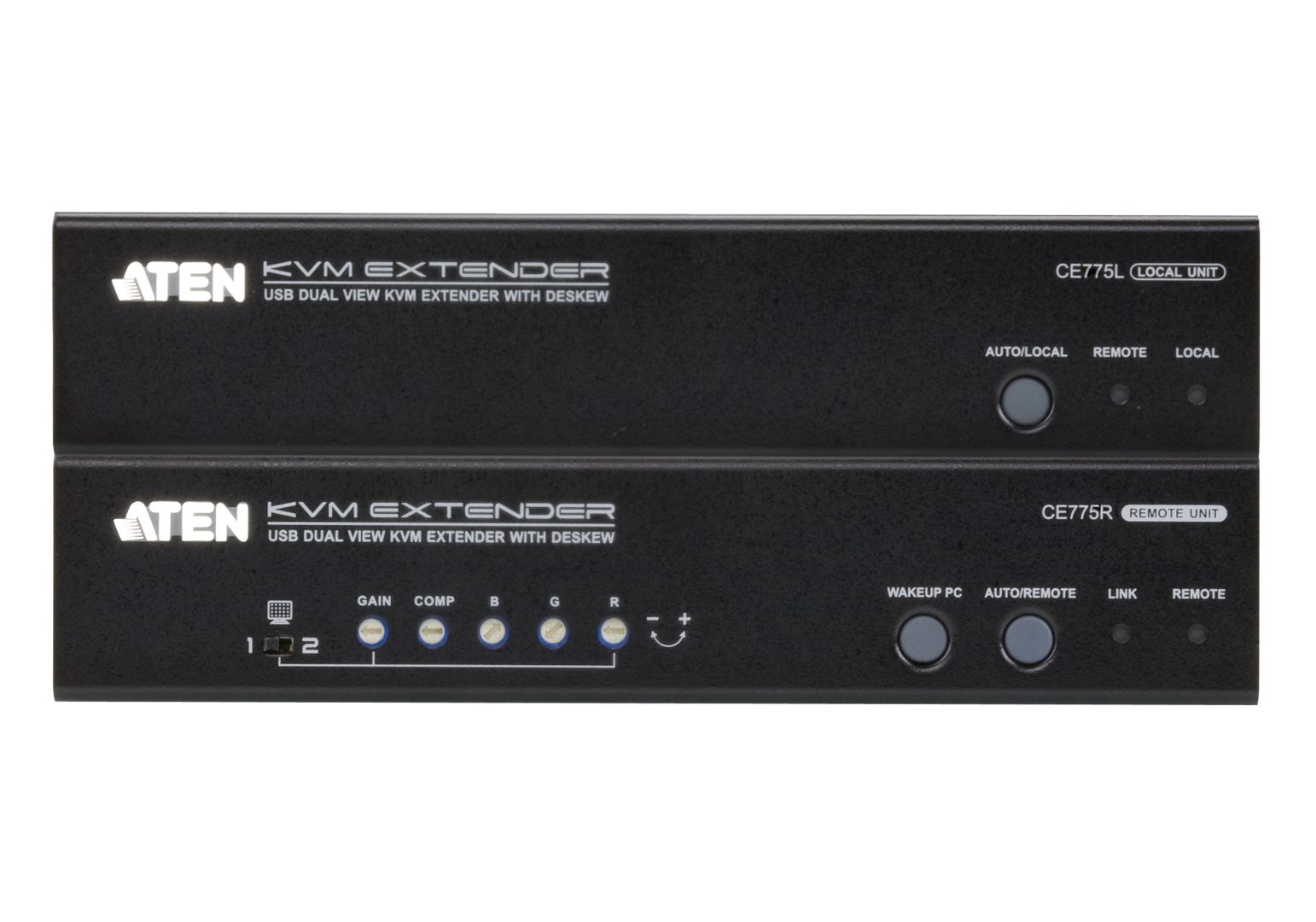ATEN USB VGA Dual View Cat 5 KVM Extender with Deskew (1280 x 1024@300m)