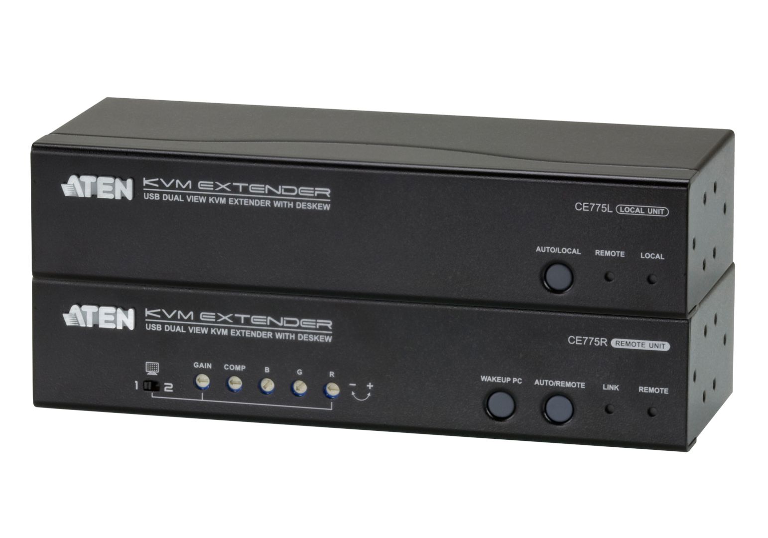 ATEN USB VGA Dual View Cat 5 KVM Extender with Deskew (1280 x 1024@300m)