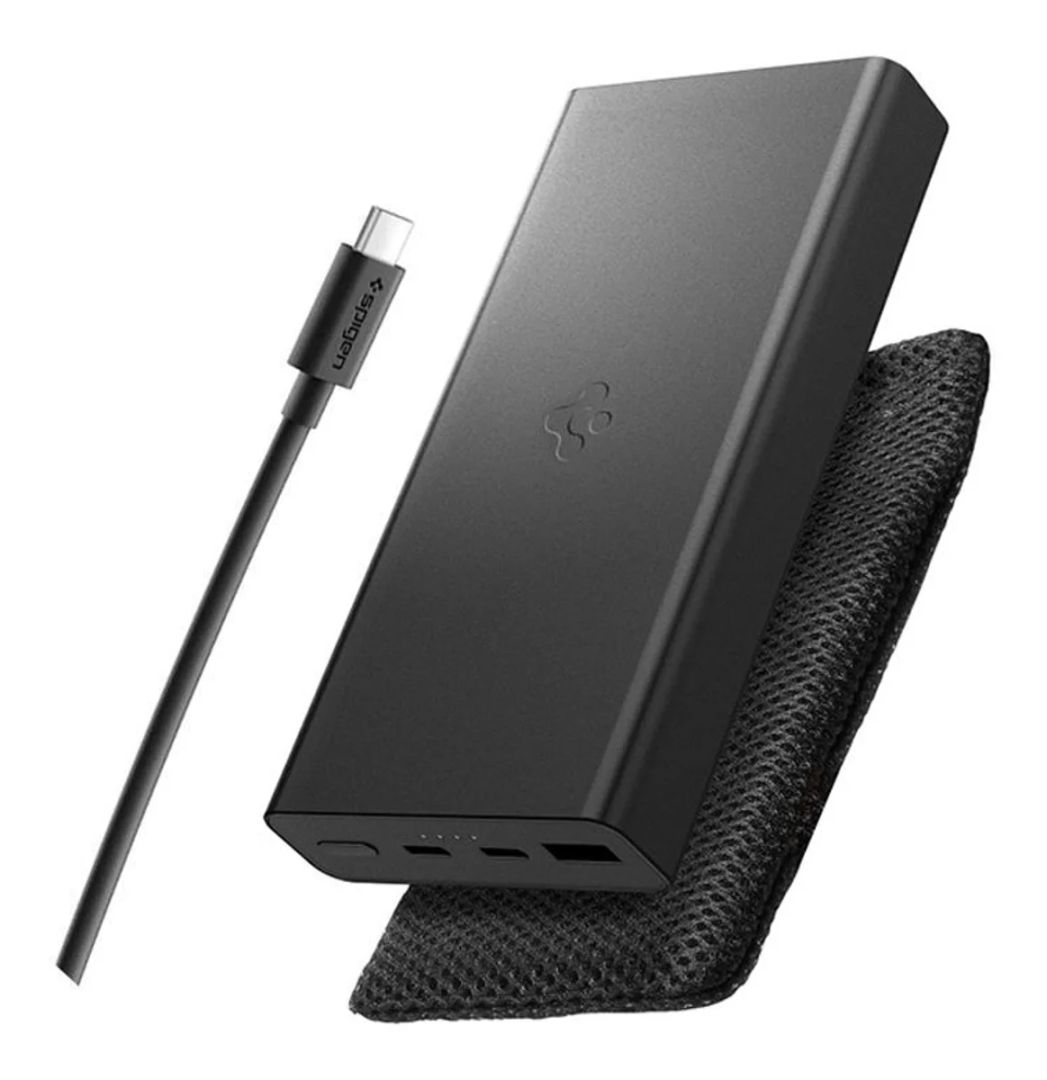 Spigen EA3020 Essential 20000mAh Power Bank Black